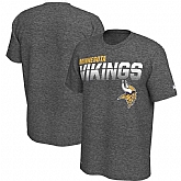 Minnesota Vikings Nike Sideline Line of Scrimmage Legend Performance T-Shirt Gray,baseball caps,new era cap wholesale,wholesale hats